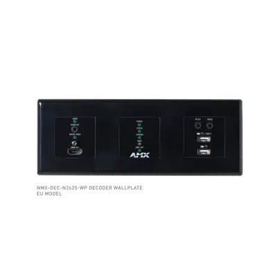 Image for NMX-DEC-N2625-WP Decoder Wallplate, MWC 4K60 4:4:4 Decoder Wallplate (US & EU/UK)