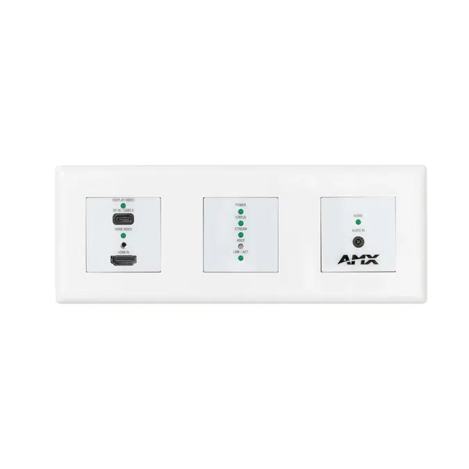 NMX-ENC-N2615D-WP 4K60 MWC/Dante AV-A Encoder Wallplate (US & UK/EU)