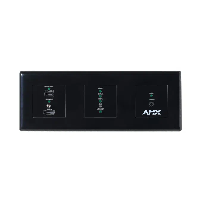 NMX-ENC-N2615D-WP 4K60 MWC/Dante AV-A Encoder Wallplate (US & UK/EU)