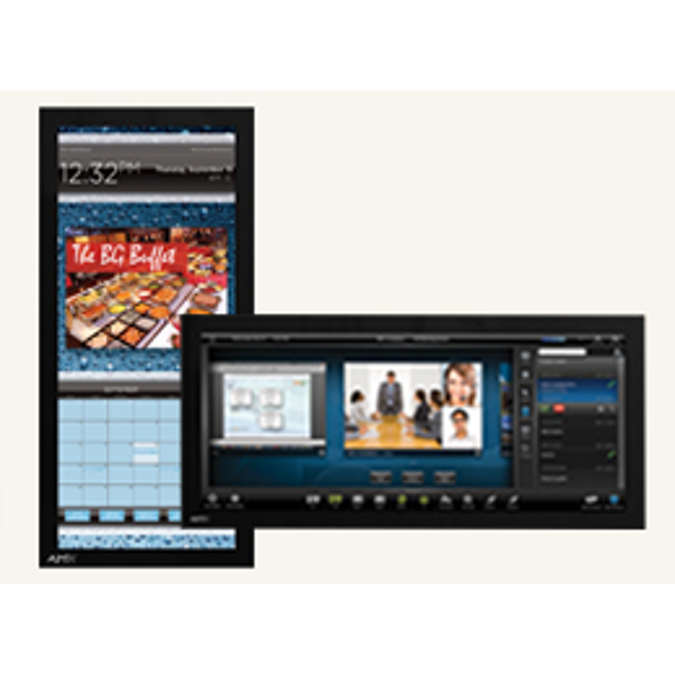 MXD-2000XL-PAN 20.3" Modero® X Series Panoramic Wall Touch Panel, Designed Specifically for For Dedicated Room Control