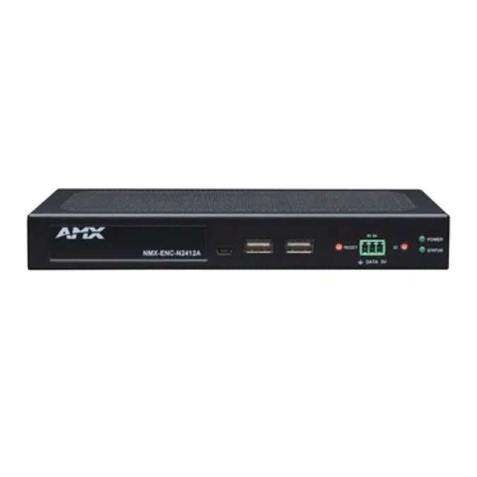 NMX-ENC-N2412A Encoder JPEG 2000 4K60 4:4:4 UHD Video Over IP Encoder, Stand Alone with PoE, KVM, AES-67