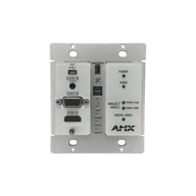 NMX-ENC-N1115-WP Wallplate Encoder Minimal Proprietary Compression Video Over IP N1115 MPC Decor Style Wallplate Encoder with KVM图像