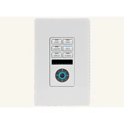 kép a termékről - MET-6N Metreau 6-Button Keypad with Navigation, for Simple Control of Up To 6 Connected System Devices
