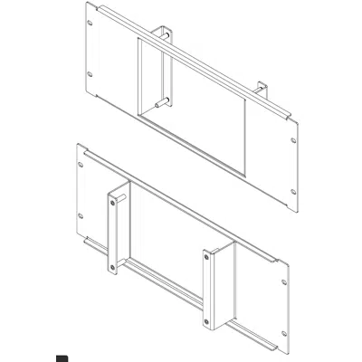 imagem para MSA-RMK-10 Rack Mount Kit for 10" Modero S® Series Touch Panel