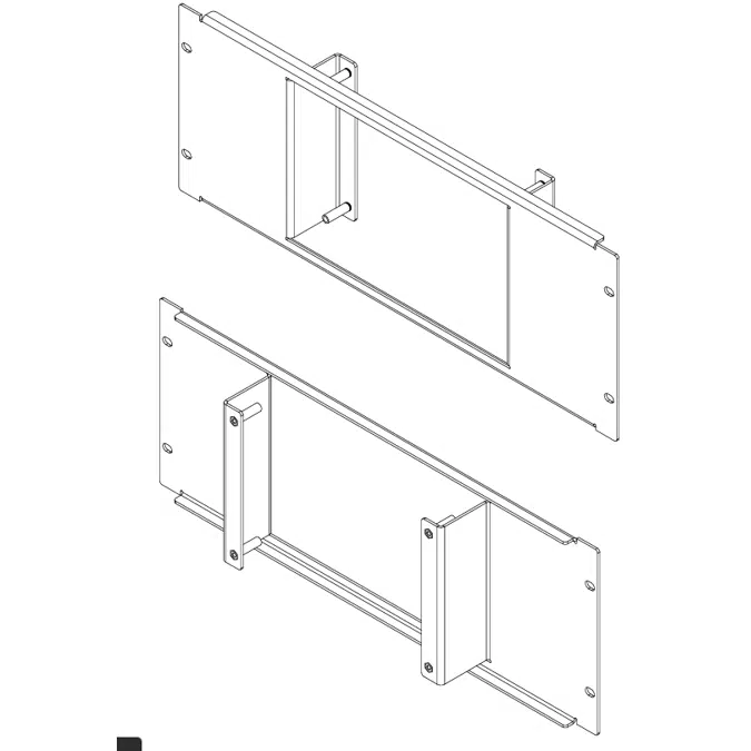 MSA-RMK-10 Rack Mount Kit for 10" Modero S® Series Touch Panel