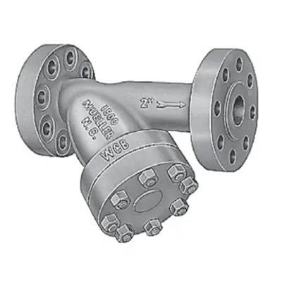 Image for Class 1500 Cast Stainless Steel Flanged End Y Strainers - 766M-SS