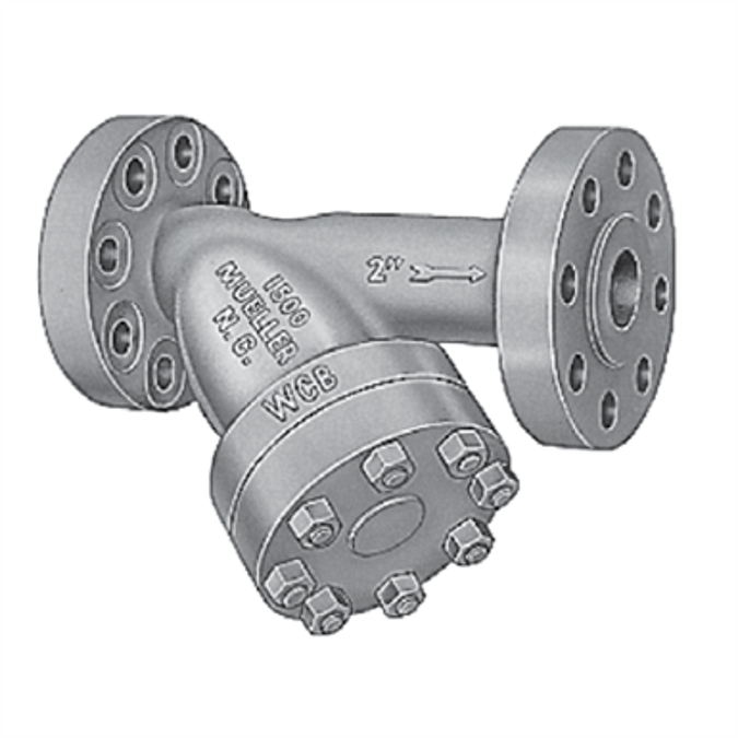Class 1500 Cast Stainless Steel Flanged End Y Strainers - 766M-SS