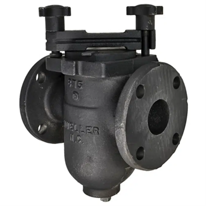 Class 125 Cast Iron Flanged End Basket Strainers, Clamped Cover - 155M