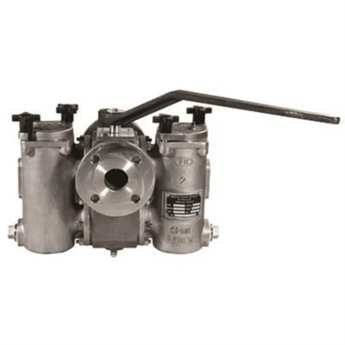 Class 150 Ball-Plex Stainless Steel Flanged End Duplex Strainers - 792MFH