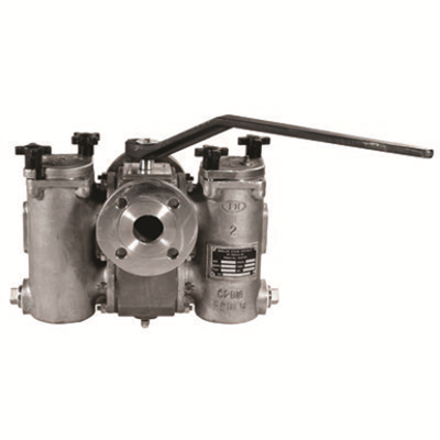 Image pour Class 150 Ball-Plex Stainless Steel Flanged End Duplex Strainers - 792MFH