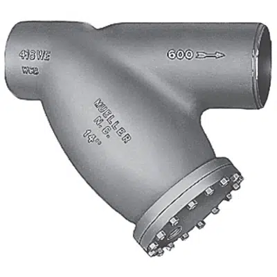 imagem para Class 600 Cast Carbon Steel or Alloy Steel Butt Weld End Y Strainers - 764-WE