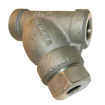รูปภาพสำหรับ Class 600 Cast Stainless Steel Screwed End Y Strainers with Screwed Cap - 861-SS