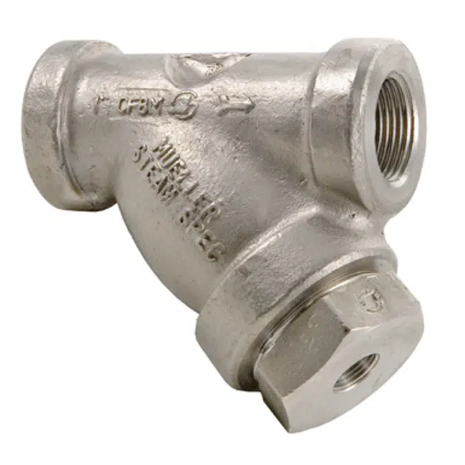 Class 600 Cast Stainless Steel Screwed End Y Strainers - 581-SS