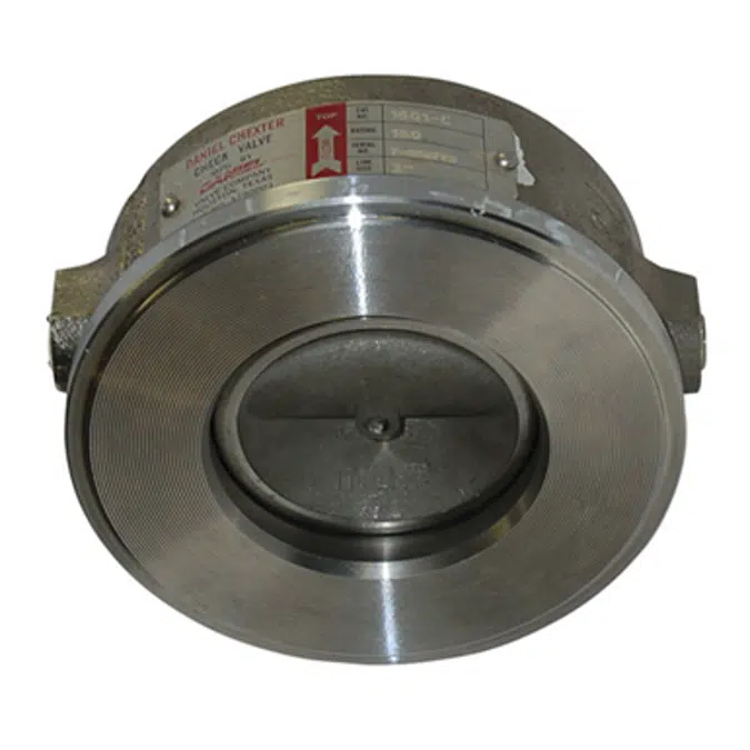 Class 125 Aluminum Bronze, Carbon Steel, or Stainless Steel Chexter Tilting Disc Check Valves - 1601