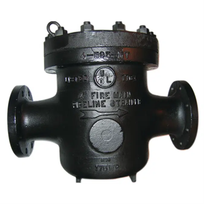 Class 125 U.L. Listed Cast Iron Flanged End Basket Strainers for Firelines - 595