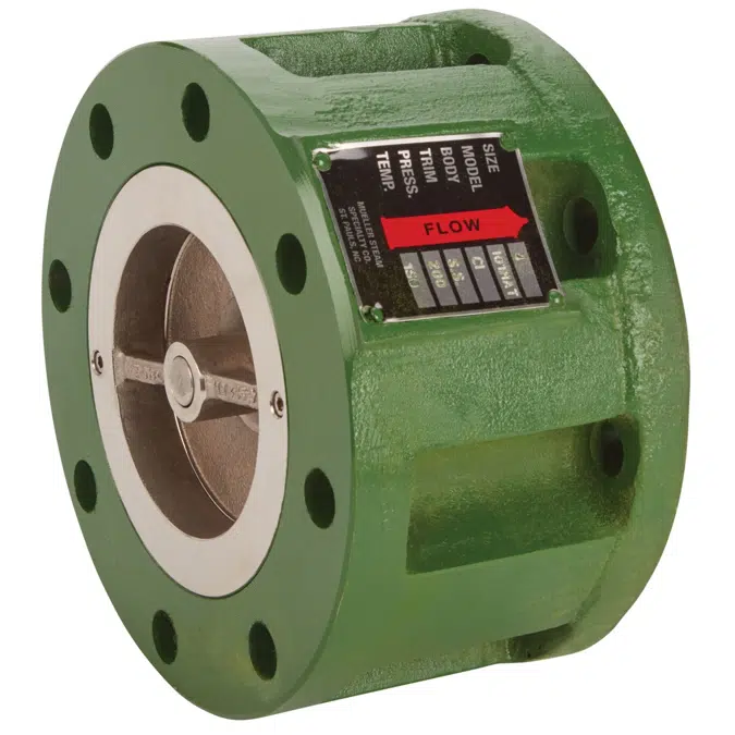 Class 125 Cast Iron Standard Wafer Silent Check Valves - 101MAT