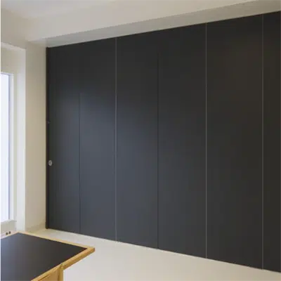 Folding wall type 120 double door edge hung 87mm için görüntü