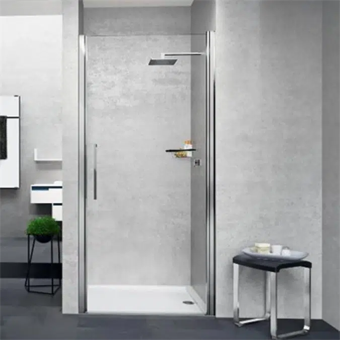 YOUNG 1B 72 - Hinged shower door