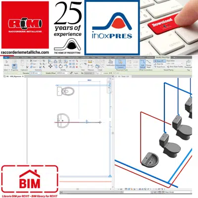 RM - INOXPRES fittings & pipes plug-in  Revit图像