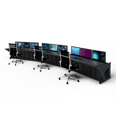 Prestige Sight-Line Consoles - 72" stations, 15°图像