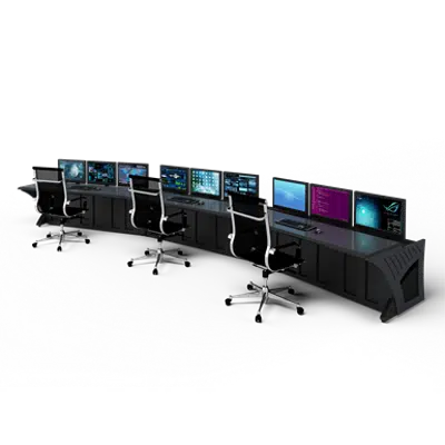 Image for Prestige Sight-Line Consoles - 72" stations, 15°