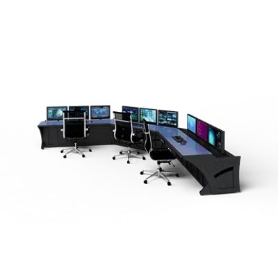 Image pour Prestige Sight-Line Consoles - 72" stations, 45°