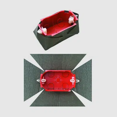 画像 KM-CGS 1 BOX FIRE RESISTANT GASKET FOR ELECTRICAL SOCKETS AND SWITCH BOX