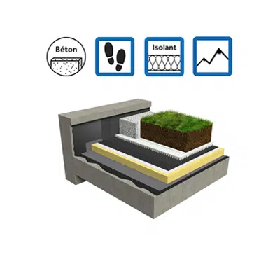 Systems for accessible roof insulation concrete mountain climate图像