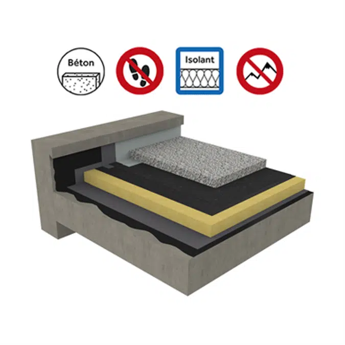 Systèmes pour toitures terrasses inaccessibles protection dure isolation sur maçonnerie