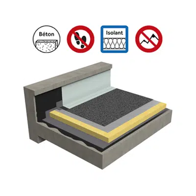 изображение для Systems for non-accessible insulated roof self-protected concrete