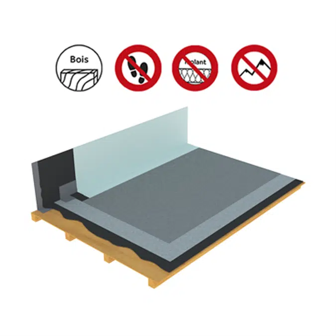 Systems for non-accessible roof self-protected timber panels