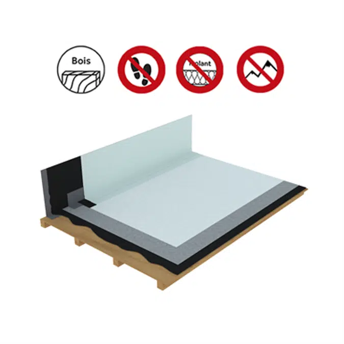 Systems for non-accessible roof self-protected timber panels