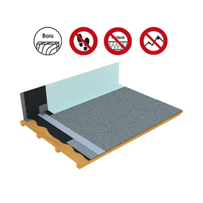 Systems for non-accessible roof self-protected timber panels