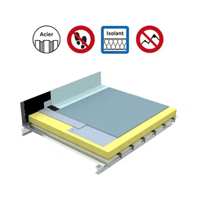 kép a termékről - Systems for non-accessible insulated roof self-protected plain Parasteel