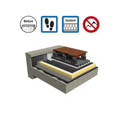 Image for Systems for accessible roof insulation concrete