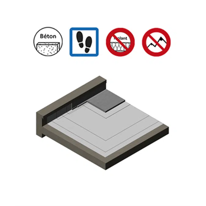 Systems for accessible roof parking with reinforced concrete protection