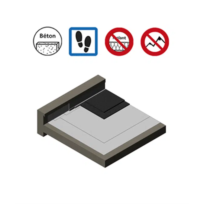 Systèmes pour toitures accessibles parking avec protection asphalte