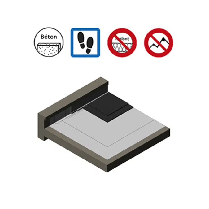 Systèmes pour toitures accessibles parking avec protection asphalte