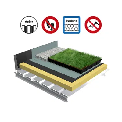 Image for Systems for Green roof insulation solid steel