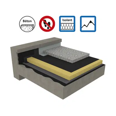 Immagine per Systems for non-accessible insulated roof with heavy protection on concrete deck - mountain climate