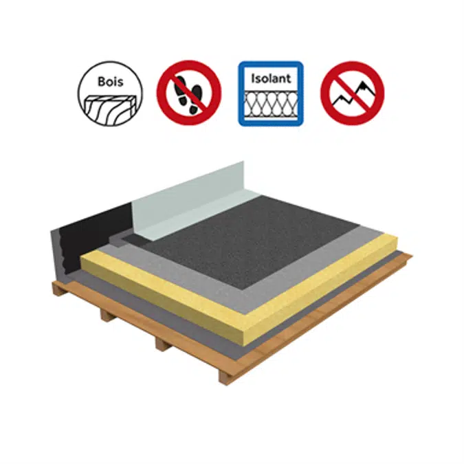 Systems for non-accessible insulated roof self-protected timber panels