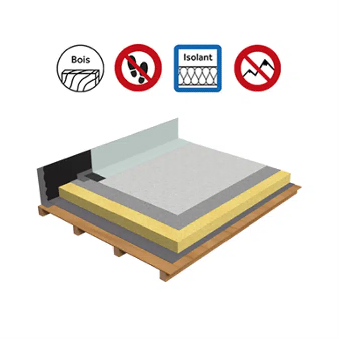 Systems for non-accessible insulated roof self-protected timber panels