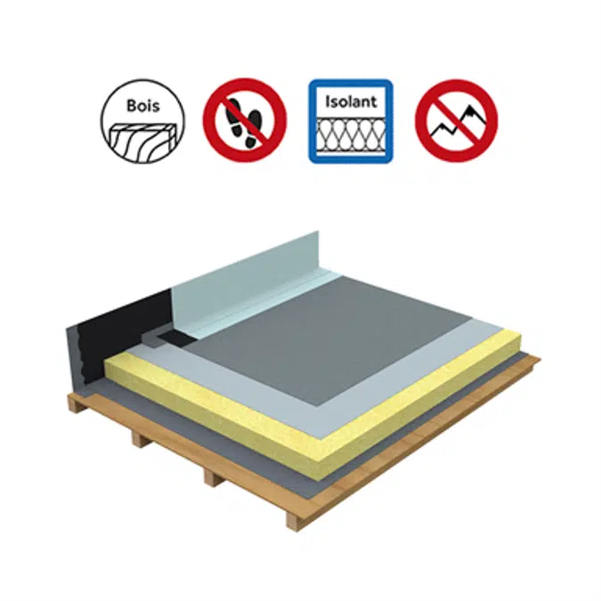 Systems for non-accessible insulated roof self-protected timber panels