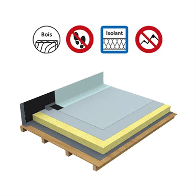 Systems for non-accessible insulated roof self-protected timber panels