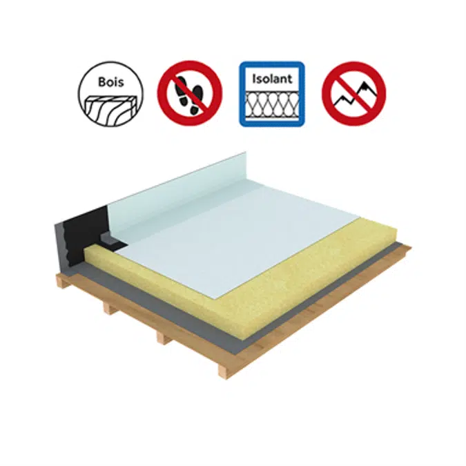 Systems for non-accessible insulated roof self-protected timber panels