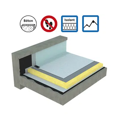 Зображення для Systems for non-accessible insulated roof self-protected concrete - mountain climate