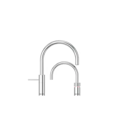 Image for Quooker Twintaps Nordic Round - Instant 100°C boiling, filtered, chilled, still and sparkling water