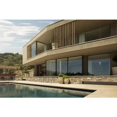 Image for Minimalist sliding window system - 3-leaf MS81