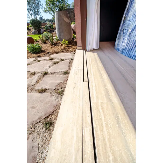 Minimalist built-in pocket sliding window system - 2-leaf MS55