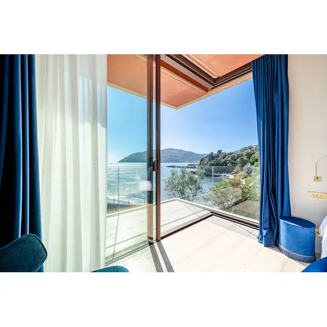 Minimalist built-in pocket sliding window system - 1 leaf MS81